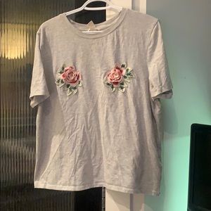 Flower Breasted Tee from H&M